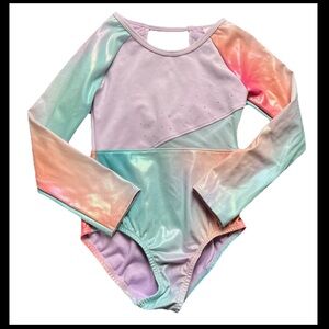 Girl’s XS 4/5 More Than Magic Long Sleeve Gymnastics Leotard